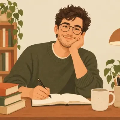 南枝的头像插画